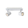 Lucide RILOU - Spot plafond - LED Dim. - GU10 (MR16) - 2x5W 3000K - Blanc