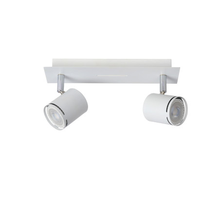Lucide RILOU - Spot plafond - LED Dim. - GU10 (MR16) - 2x5W 3000K - Blanc