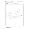 Lucide RILOU - Spot plafond - LED Dim. - GU10 (MR16) - 2x5W 3000K - Blanc