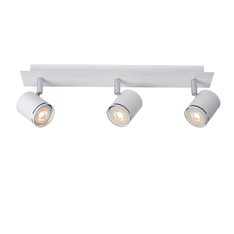 Lucide RILOU - Spot plafond - LED Dim. - GU10 (MR16) - 3x5W 3000K - Blanc