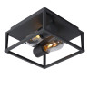 Lucide CARLYN - Plafonnier Salle de bains - 2xE14 - IP54 - Noir