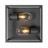 Lucide CARLYN - Plafonnier Salle de bains - 2xE14 - IP54 - Noir