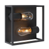 Lucide CARLYN - Plafonnier Salle de bains - 2xE14 - IP54 - Noir