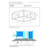 Lucide CARLYN - Plafonnier Salle de bains - 2xE14 - IP54 - Noir