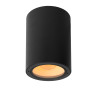 Lucide VOLANTIS - Spot plafond Intérieur/Extérieur - Ø 10,8 cm - 1xE27 - IP54 - Noir