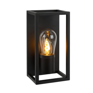 Lucide CARLYN - Applique murale Salle de bains - 1xE14 - IP54 - Noir