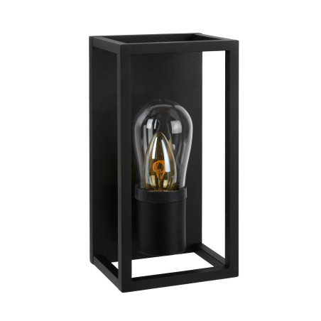 Lucide CARLYN - Applique murale Salle de bains - 1xE14 - IP54 - Noir