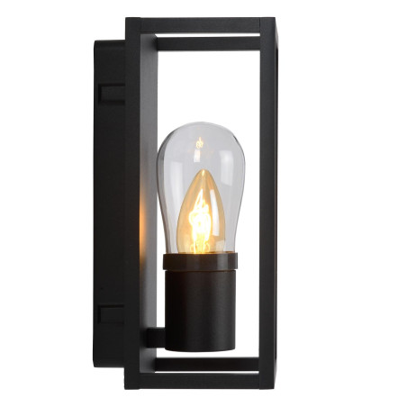 Lucide CARLYN - Applique murale Salle de bains - 1xE14 - IP54 - Noir