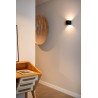 Lucide VERTIGO - Applique murale Rechargeable Intérieur/Extérieur - Batterie/Piles - LED Dim. - - L 10 x P 10 x H 10 cm - Noir