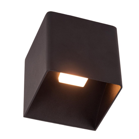 Lucide VERTIGO - Applique murale Rechargeable Intérieur/Extérieur - Batterie/Piles - LED Dim. - - L 10 x P 10 x H 10 cm - Noir