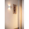 Lucide VERTIGO - Applique murale Rechargeable Intérieur/Extérieur - Batterie/Piles - LED Dim. - - L 10 x P 10 x H 10 cm - Blanc