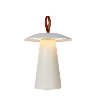 Lucide LA DONNA - Lampe de table Rechargeable Intérieur/Extérieur - Batterie/Piles - Ø 19,7 cm - LED 3 StepDim - 1x2W 2700K -