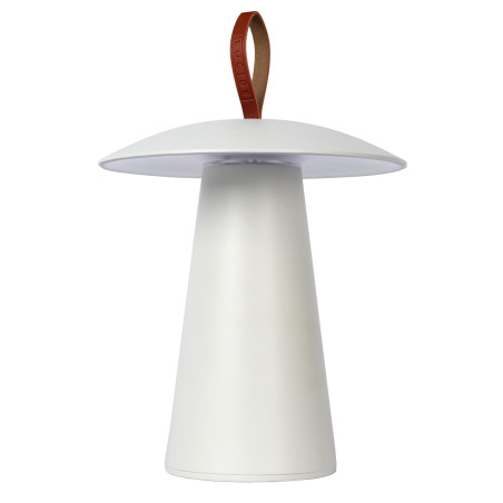 Lucide LA DONNA - Lampe de table Rechargeable Intérieur/Extérieur - Batterie/Piles - Ø 19,7 cm - LED 3 StepDim - 1x2W 2700K -