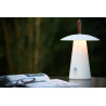 Lucide LA DONNA - Lampe de table Rechargeable Intérieur/Extérieur - Batterie/Piles - Ø 19,7 cm - LED 3 StepDim - 1x2W 2700K -