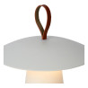 Lucide LA DONNA - Lampe de table Rechargeable Intérieur/Extérieur - Batterie/Piles - Ø 19,7 cm - LED 3 StepDim - 1x2W 2700K -