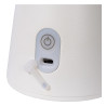 Lucide LA DONNA - Lampe de table Rechargeable Intérieur/Extérieur - Batterie/Piles - Ø 19,7 cm - LED 3 StepDim - 1x2W 2700K -