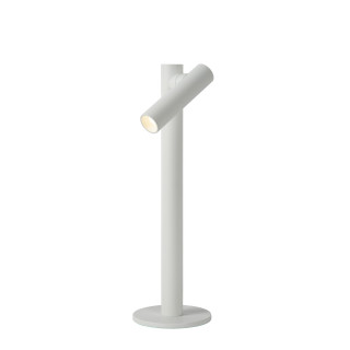 Lucide ANTRIM - Lampe de bureau Rechargeable Intérieur/Extérieur - Batterie/Piles - LED Dim. - 1x2,2W - L 11 x P 11 x H 43 cm