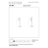 Lucide ANTRIM - Lampe de bureau Rechargeable Intérieur/Extérieur - Batterie/Piles - LED Dim. - 1x2,2W - L 11 x P 11 x H 43 cm