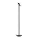 Lucide ANTRIM - Lampadaire / lampe de lecture Rechargeable Intérieur/Extérieur - - L 20 x P 20 x H 120 cm - Noir