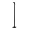 Lucide ANTRIM - Lampadaire / lampe de lecture Rechargeable Intérieur/Extérieur - - L 20 x P 20 x H 120 cm - Noir