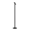 Lucide ANTRIM - Lampadaire / lampe de lecture Rechargeable Intérieur/Extérieur - - L 20 x P 20 x H 120 cm - Noir