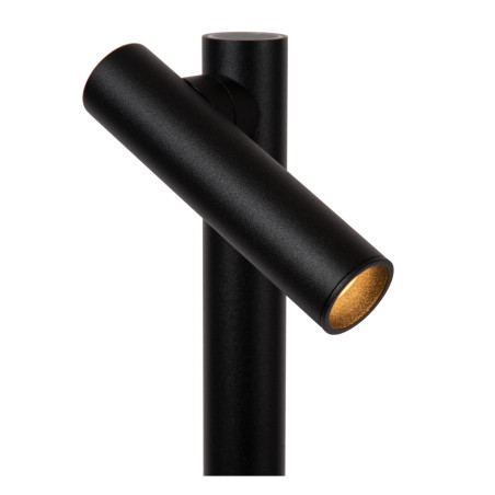 Lucide ANTRIM - Lampadaire / lampe de lecture Rechargeable Intérieur/Extérieur - - L 20 x P 20 x H 120 cm - Noir