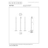Lucide ANTRIM - Lampadaire / lampe de lecture Rechargeable Intérieur/Extérieur - - L 20 x P 20 x H 120 cm - Noir