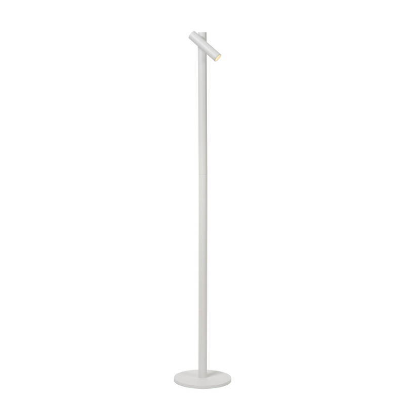 Lucide ANTRIM - Lampadaire / lampe de lecture Rechargeable Intérieur/Extérieur - - L 20 x P 20 x H 120 cm - Blanc