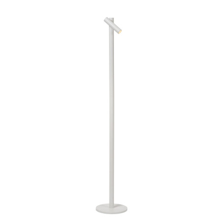 Lucide ANTRIM - Lampadaire / lampe de lecture Rechargeable Intérieur/Extérieur - - L 20 x P 20 x H 120 cm - Blanc
