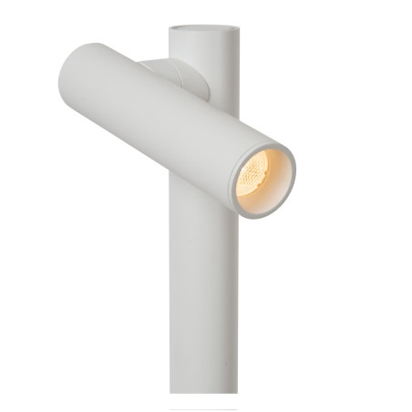 Lucide ANTRIM - Lampadaire / lampe de lecture Rechargeable Intérieur/Extérieur - - L 20 x P 20 x H 120 cm - Blanc
