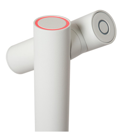 Lucide ANTRIM - Lampadaire / lampe de lecture Rechargeable Intérieur/Extérieur - - L 20 x P 20 x H 120 cm - Blanc