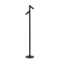 Lucide ANTRIM - Lampadaire / lampe de lecture Rechargeable Intérieur/Extérieur - Batterie/Piles - LED Dim. - 2x2,2W 2700K -