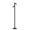 Lucide ANTRIM - Lampadaire / lampe de lecture Rechargeable Intérieur/Extérieur - Batterie/Piles - LED Dim. - 2x2,2W 2700K -