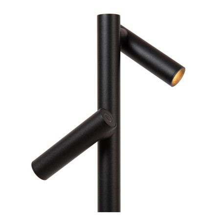 Lucide ANTRIM - Lampadaire / lampe de lecture Rechargeable Intérieur/Extérieur - Batterie/Piles - LED Dim. - 2x2,2W 2700K -