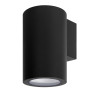 Lucide VOLANTIS - Spot mural / Applique mural Intérieur/Extérieur - 1xE27 - IP54 - Noir