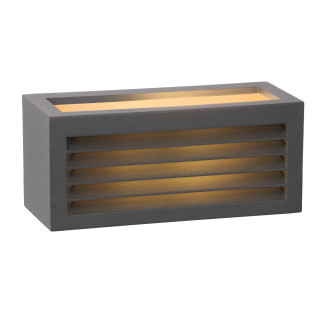 Lucide DIMO - Applique murale Intérieur/Extérieur - 1xE27 - IP54 - Anthracite