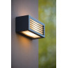 Lucide DIMO - Applique murale Intérieur/Extérieur - 1xE27 - IP54 - Anthracite