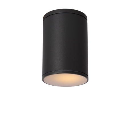 Lucide TUBIX - Spot plafond Intérieur/Extérieur - Ø 10,8 cm - 1xE27 - IP54 - Anthracite