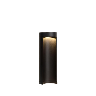 Lucide COMBO - Borne extérieur - Ø 9 cm - LED - 1x9W 3000K - IP54 - Noir - H 25 cm