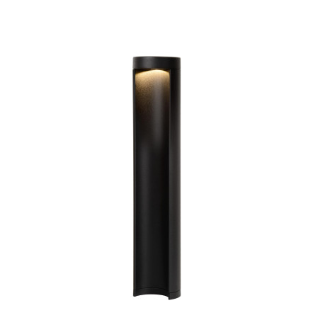 Lucide COMBO - Borne extérieur - Ø 9 cm - LED - 1x9W 3000K - IP54 - Noir - H 45 cm