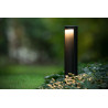 Lucide COMBO - Borne extérieur - Ø 9 cm - LED - 1x9W 3000K - IP54 - Noir - H 65 cm