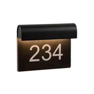 Lucide THESI LED - Applique murale Intérieur/Extérieur - LED - 1x8W 3000K - IP54 - Noir