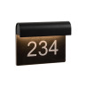 Lucide THESI LED - Applique murale Intérieur/Extérieur - LED - 1x8W 3000K - IP54 - Noir