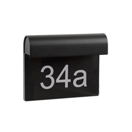Lucide THESI LED - Applique murale Intérieur/Extérieur - LED - 1x8W 3000K - IP54 - Noir