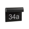 Lucide THESI LED - Applique murale Intérieur/Extérieur - LED - 1x8W 3000K - IP54 - Noir