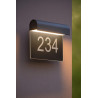 Lucide THESI LED - Applique murale Intérieur/Extérieur - LED - 1x8W 3000K - IP54 - Noir