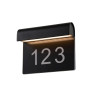 Lucide THESI LED - Applique murale Intérieur/Extérieur - LED - 1x8W 3000K - IP54 - Noir