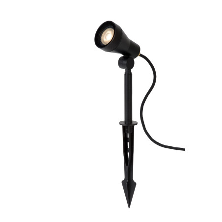 Lucide SPIKE - Spot de jardin - Ø 6,5 cm - LED Dim. - GU10 (MR16) - 1x5W 3000K - IP54 - Noir