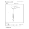 Lucide SPIKE - Spot de jardin - Ø 6,5 cm - LED Dim. - GU10 (MR16) - 1x5W 3000K - IP54 - Noir