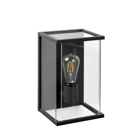 Lucide CLAIRE - Applique murale Intérieur/Extérieur - 1xE27 - IP54 - Anthracite
